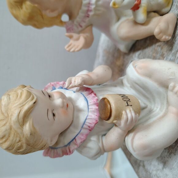 Adorable Vintage Lefton Piano Babies Porcelain Figurines Set Of 3. C8 - Picture 4 of 5